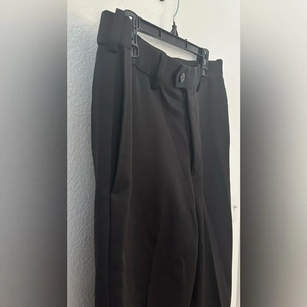 Mens Croft & Barrow Classic Black Trousers/Slacks